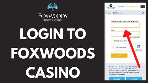 foxwoods log in.